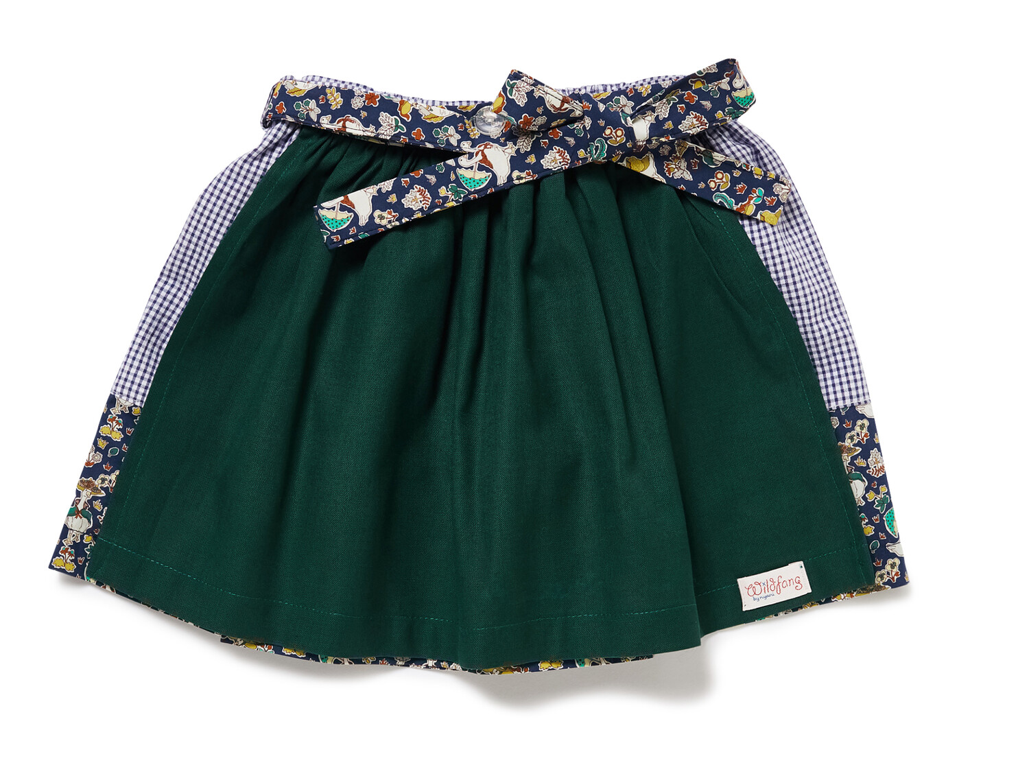 

Юбка Nyani Kinder SKIRT NIA HEIDI mit Gänsemuster, цвет Dunkelblau kariert/Grün