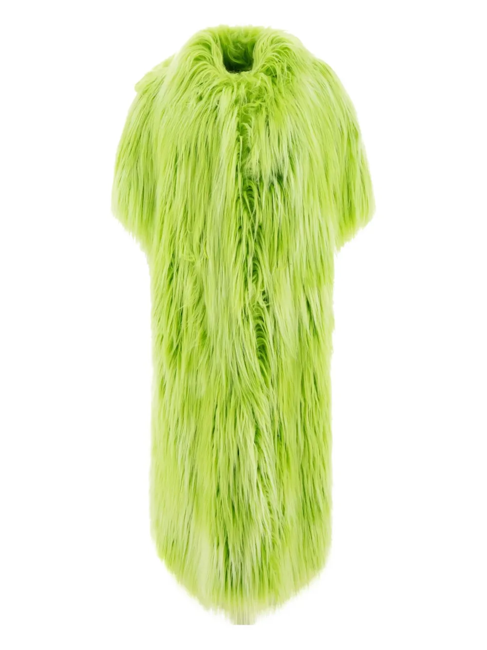 

Пальто из искусственного меха с короткими рукавами B&B COUTURE, зеленый