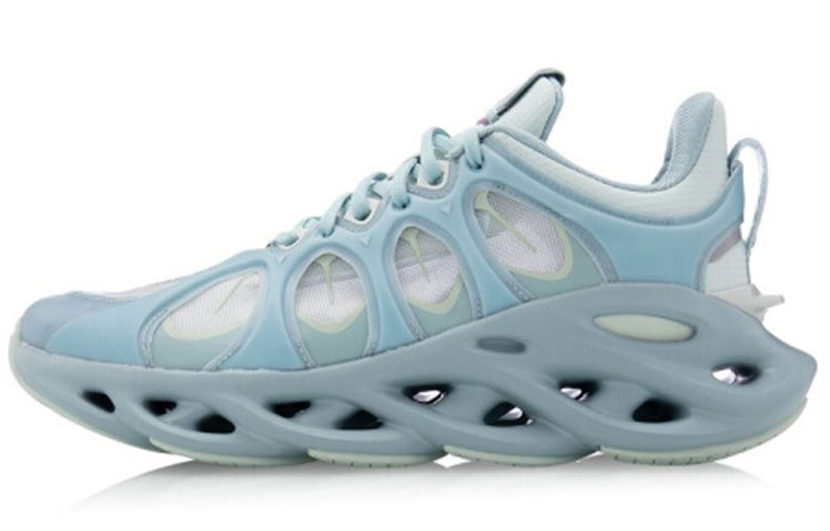 

LiNing Скользоустойчивые износостойкие кроссовки Low top Running Shoes Unisex Antarctic Gray