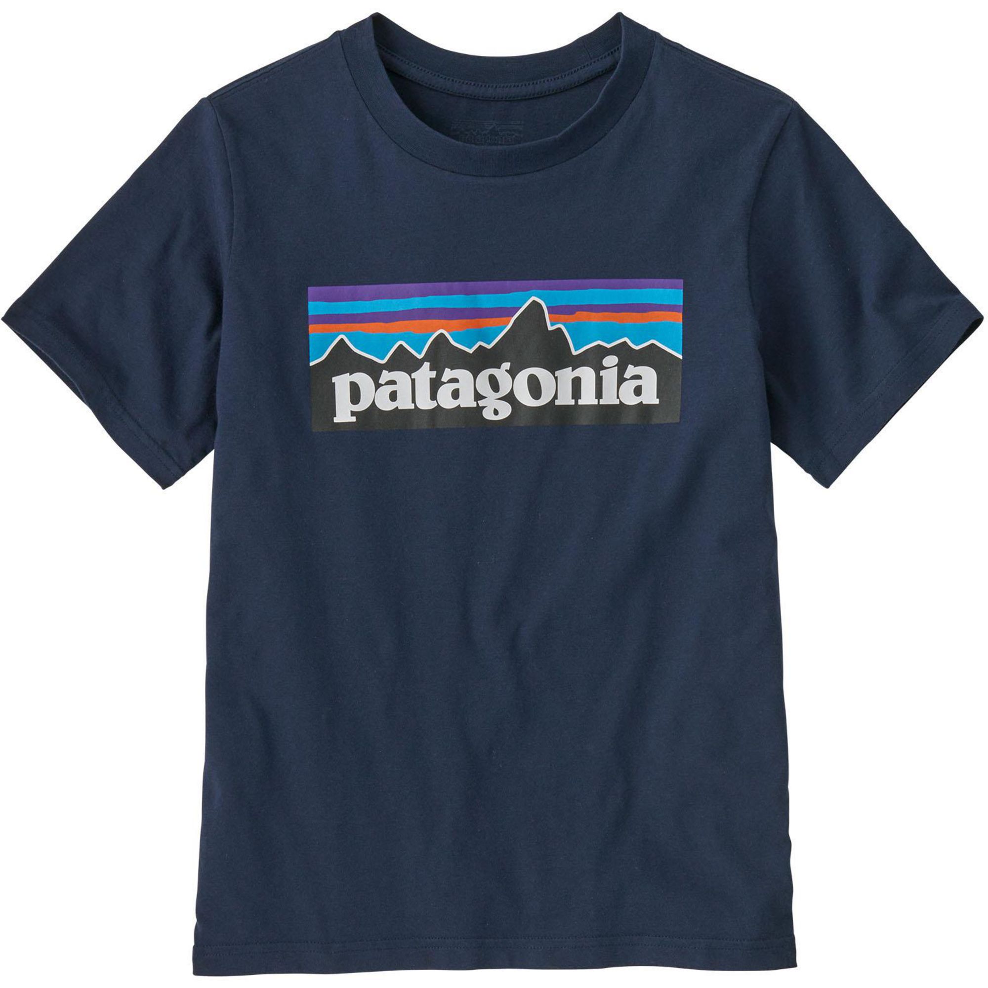 

Детская футболка с логотипом P-6 Patagonia, New Navy, Синий, Детская футболка с логотипом P-6 Patagonia, New Navy