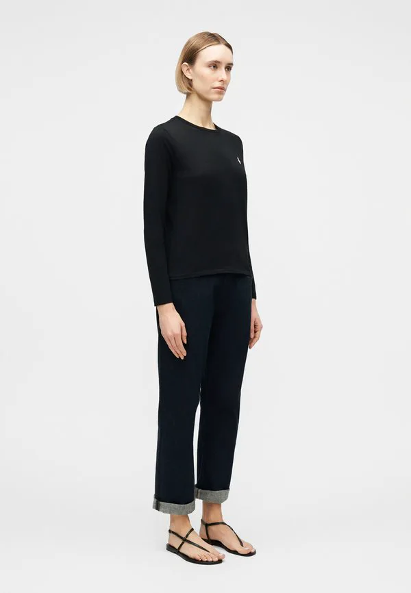 Топ с длинными рукавами Polo Ralph Lauren, Black — фото 4