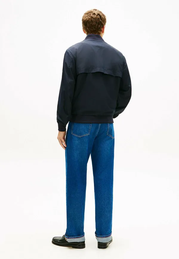 Водостойкая куртка-бомбер с логотипом в тон ткани Tommy Hilfiger, Navy Blue — фото 3