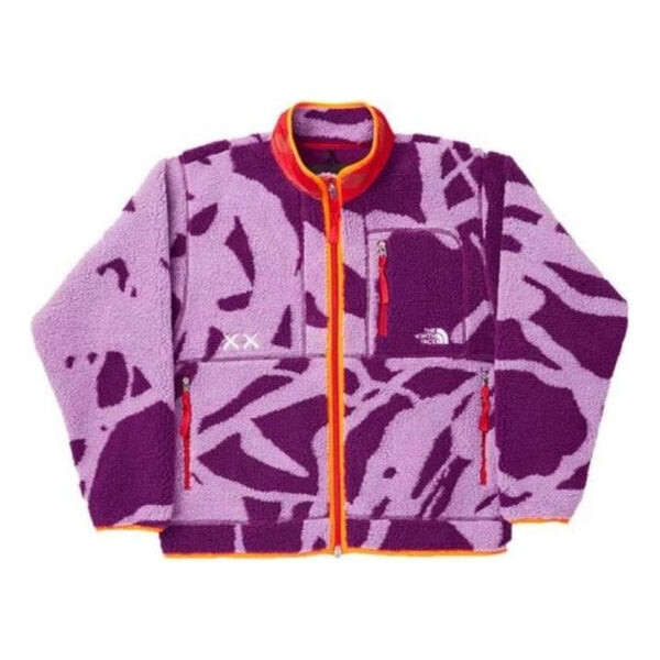 

Куртка x kaws fleece jacket 'purple' The North Face, фиолетовый