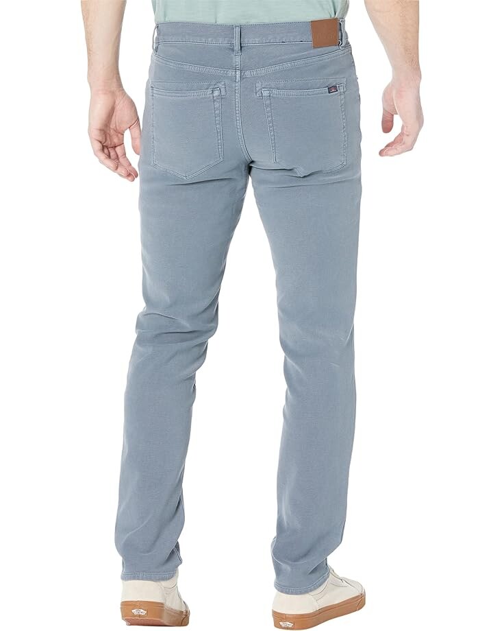 

Брюки Faherty Stretch Terry Five-Pocket, цвет Faded Ocean