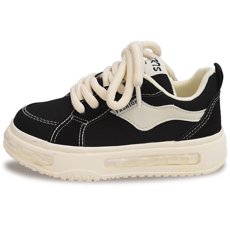 

Budding Низкие детские скейтбордские кроссовки Black Kids с противоскользящей амортизацией и устойчивостью к истиранию