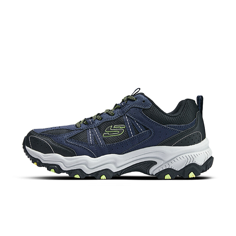

Кроссовки для активного отдыха мужские с низким верхом черного цвета Skechers
