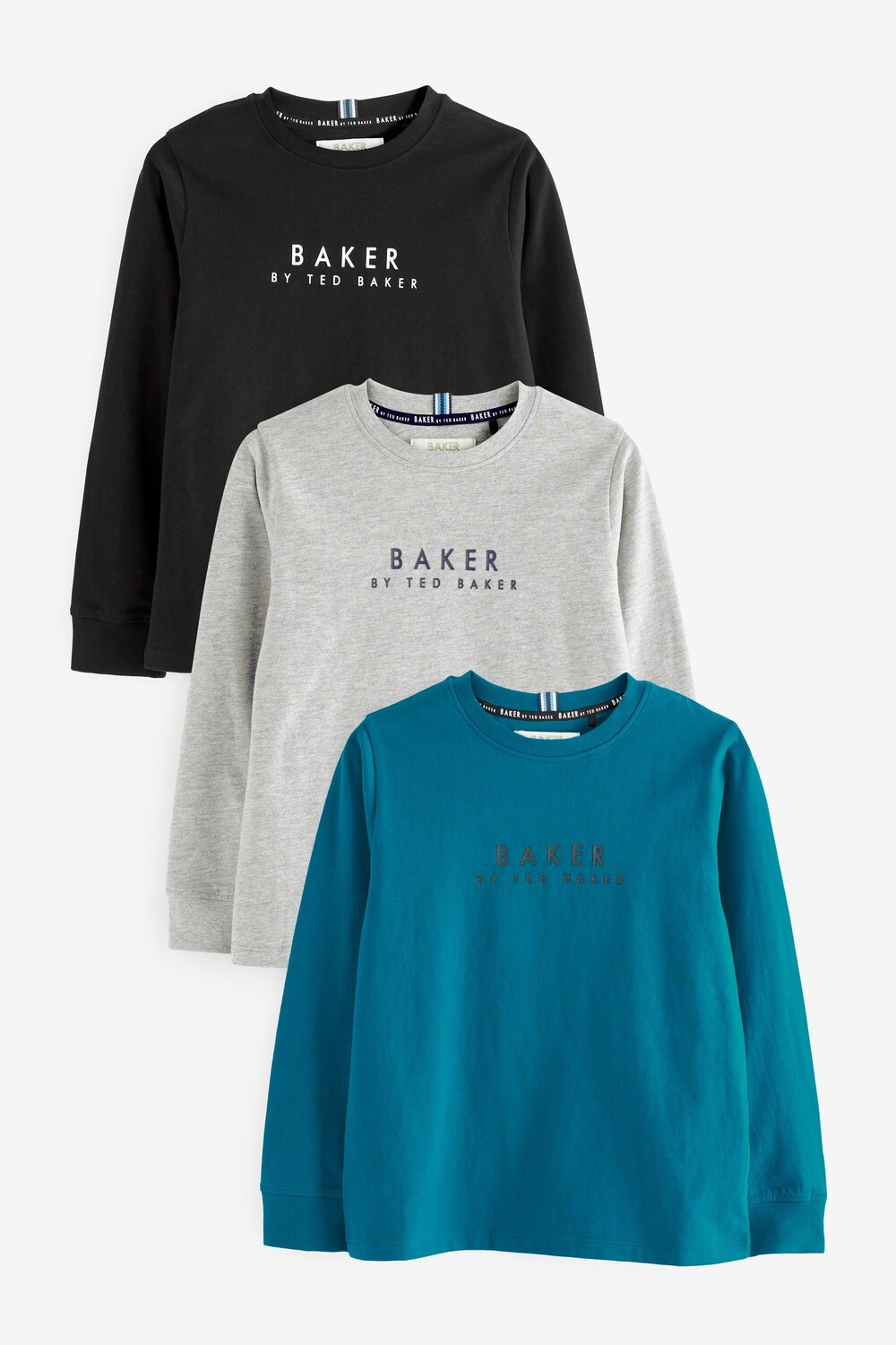 

Комплект из 3 футболок с длинными рукавами Baker by Ted Baker, мультиколор