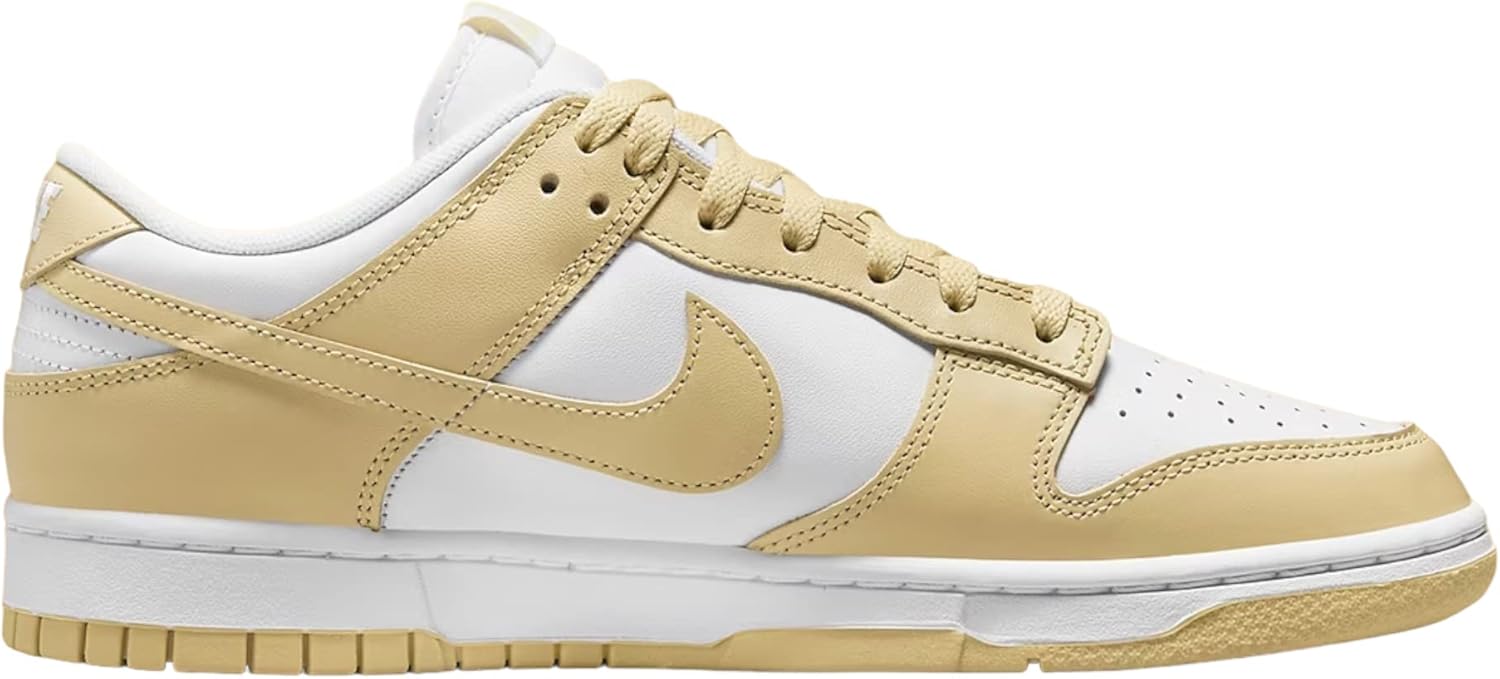 Мужские кроссовки Nike Dunk Low, белый/белый — фото 2