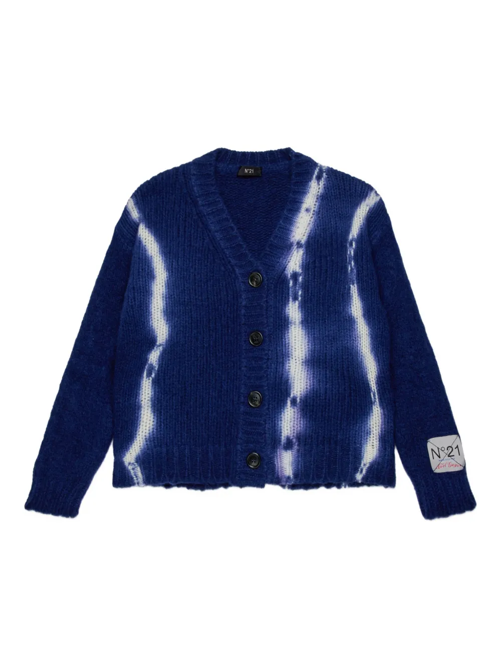 

Кардиган с эффектом тай-дай Nº21 Kids, синий