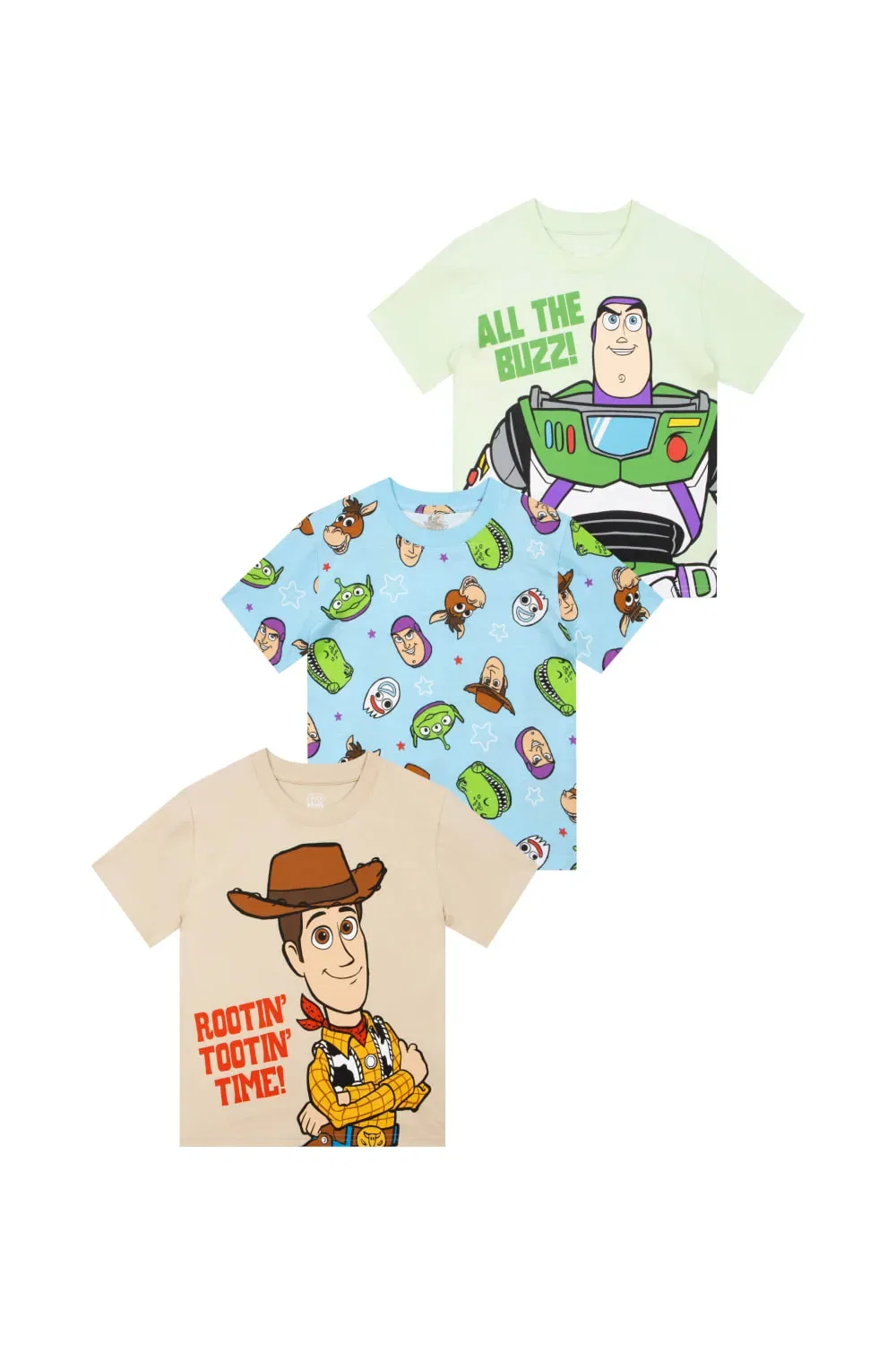 Футболки Toy Story 3-pack Disney, мультиколор