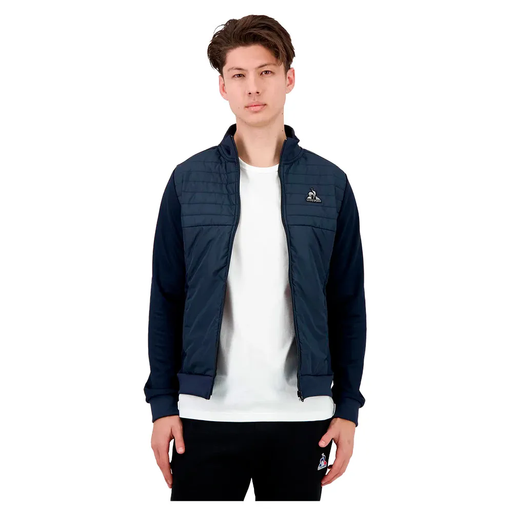 

Толстовка Le Coq Sportif Hybride N°1 full zip, синий