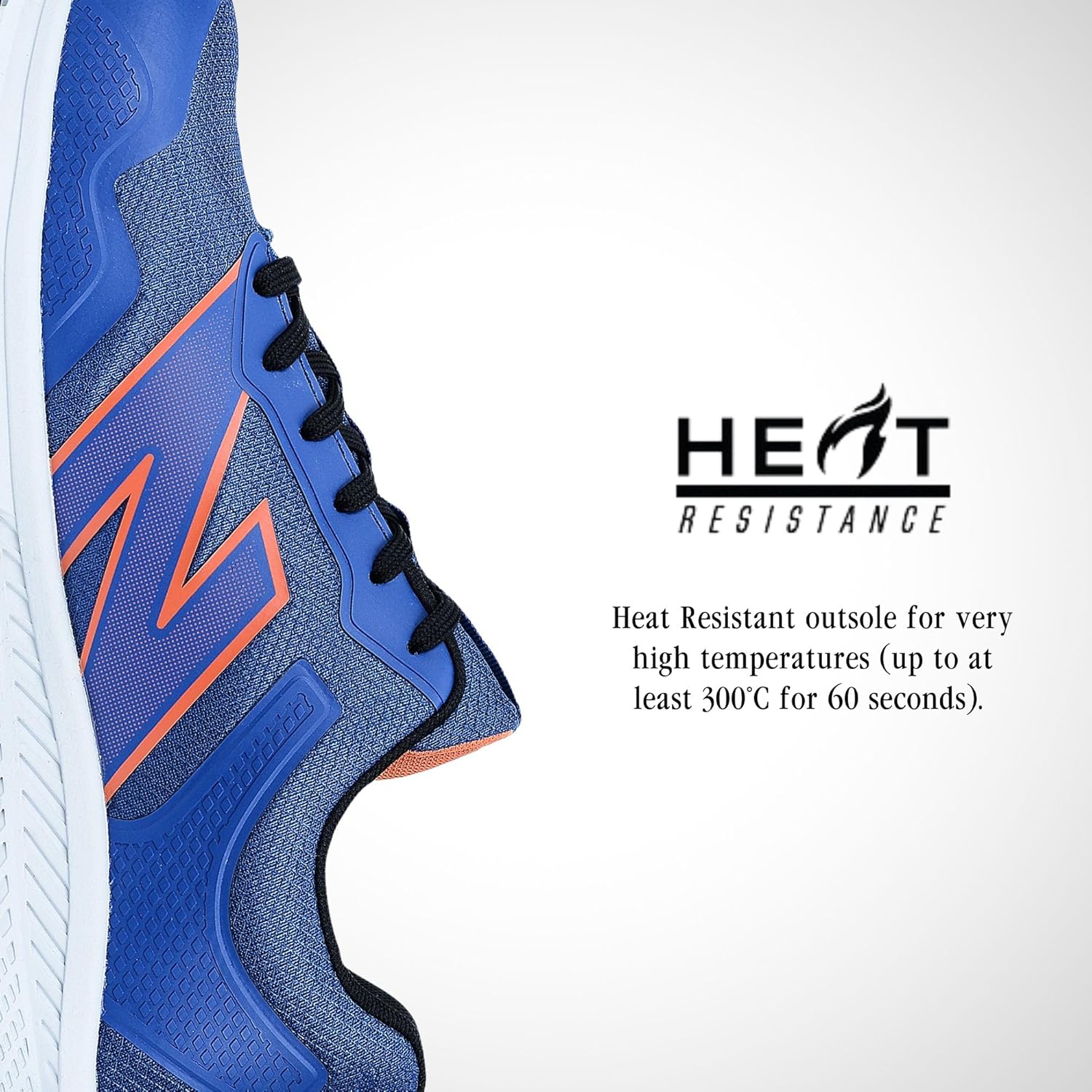 New Balance Мужские ботинки с алюминиевым носком Evolve, синий/оранжевый — фото 3