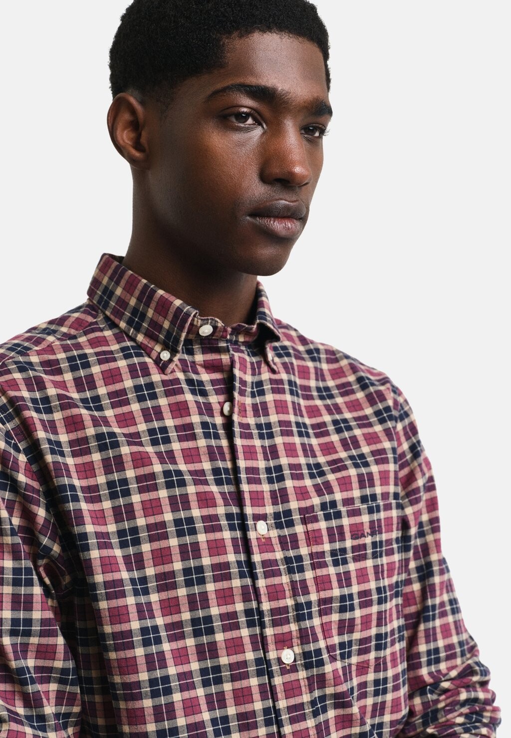 

Рубашка REGULAR FIT CHECKED GANT, темно-красный