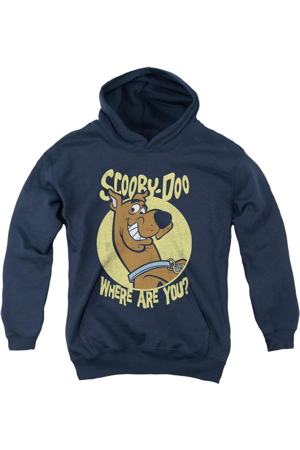 

Толстовка с капюшоном Scooby Doo Where Are You для детей Gildan, темно-синий
