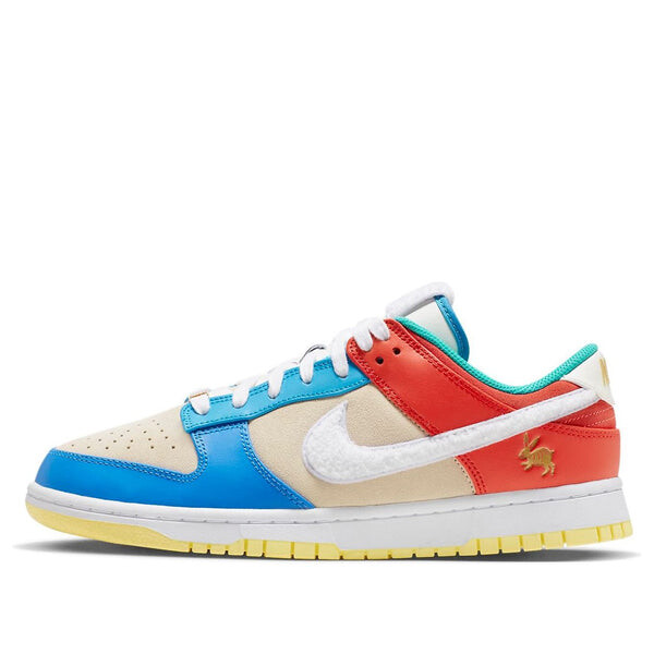 

Кроссовки dunk low 'year of the rabbit - multi-color' Nike, синий
