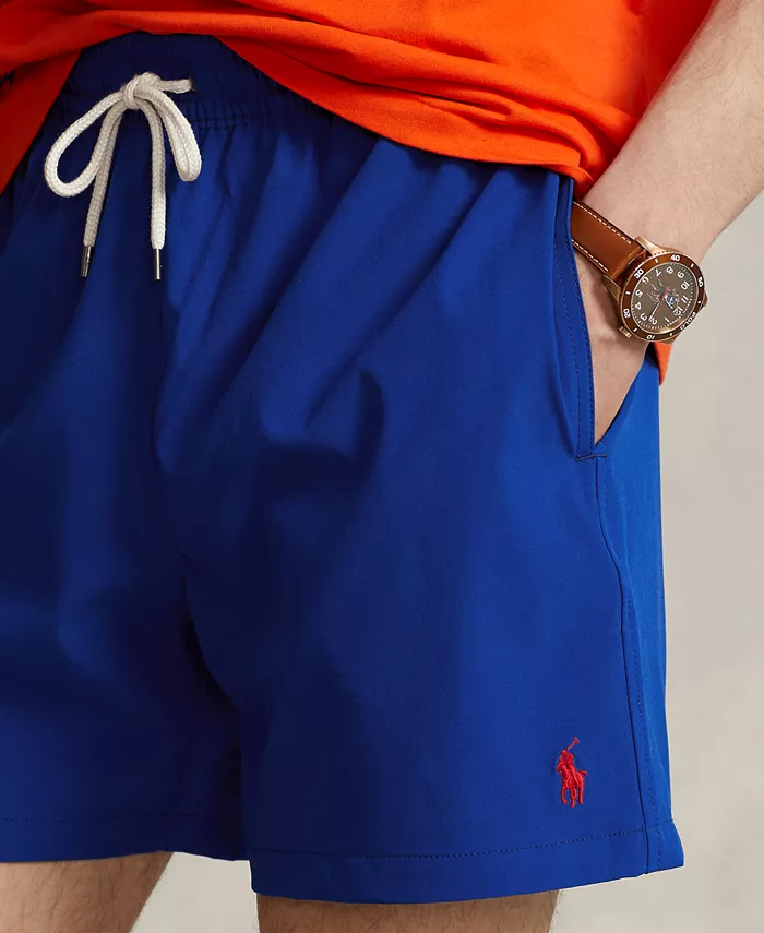 Мужские плавки Traveler Classic длиной 14,5 см Polo Ralph Lauren, синий — фото 2