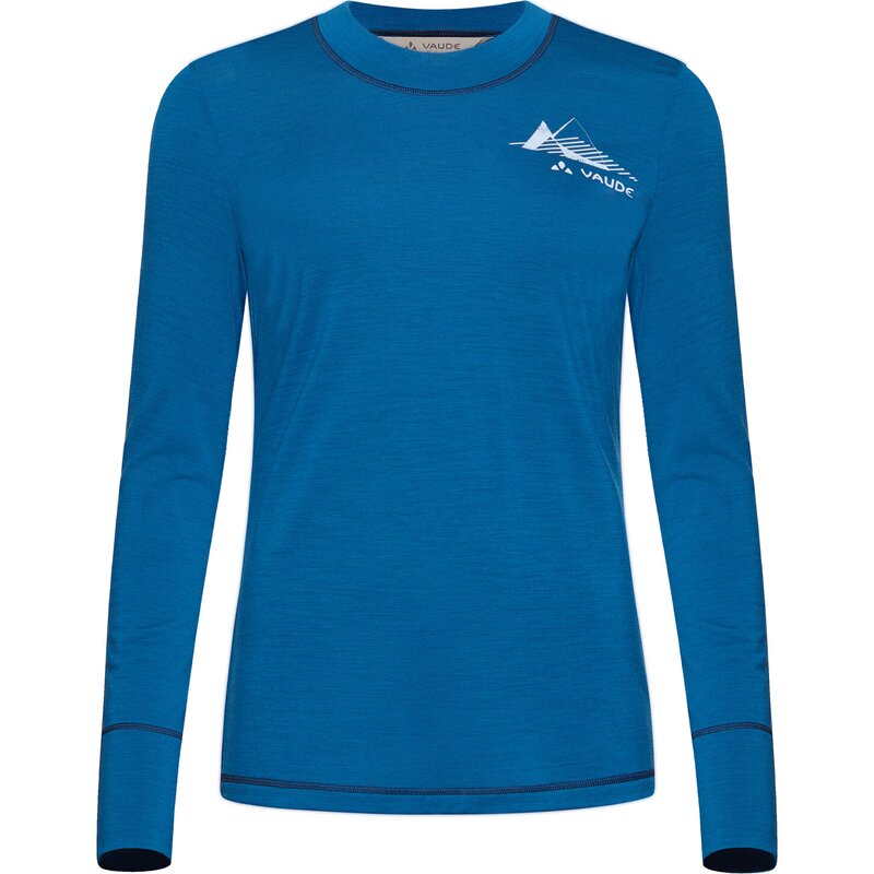 

Shirt wo monviso wool ls t-shirt ii Vaude, синий