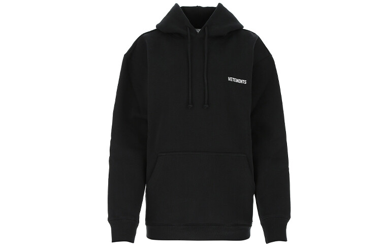 

Толстовка унисекс черная Vetements, черный