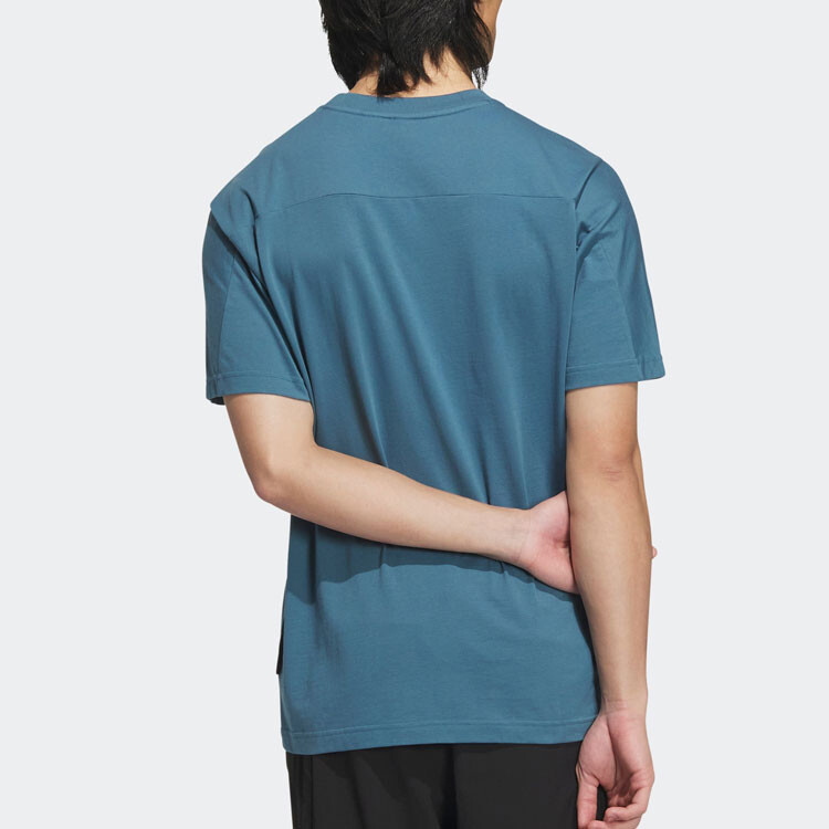 Футболка серии Wuji для мужчин, цвет индиго Adidas, индиго — фото 3