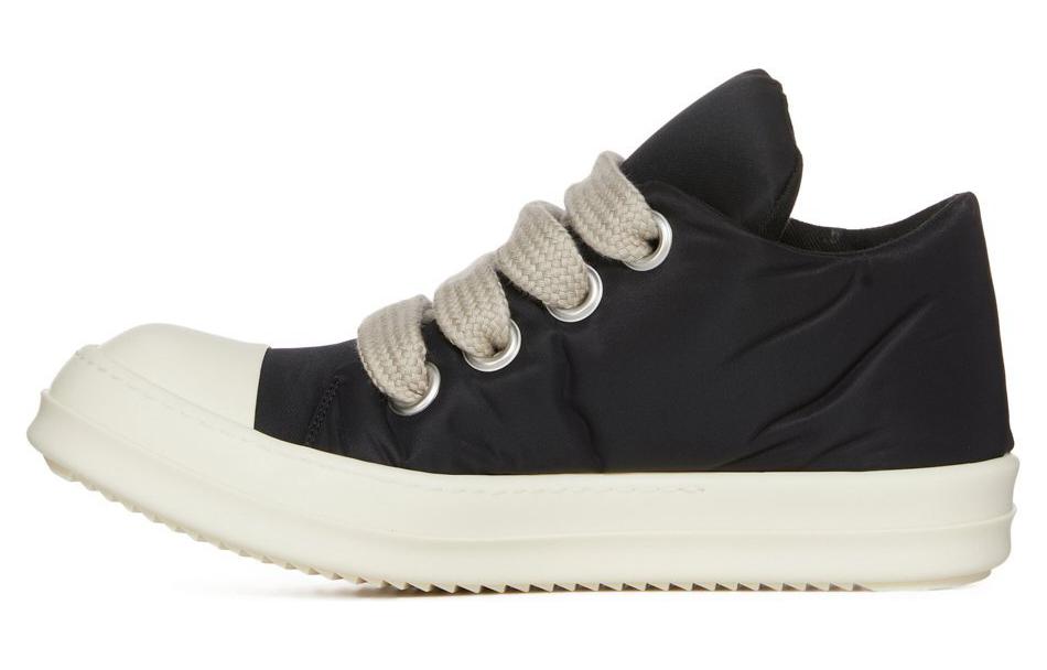 

RICK OWENS Кроссовки Jumbo Lace Recycled Puffer Low Black Milk SS24