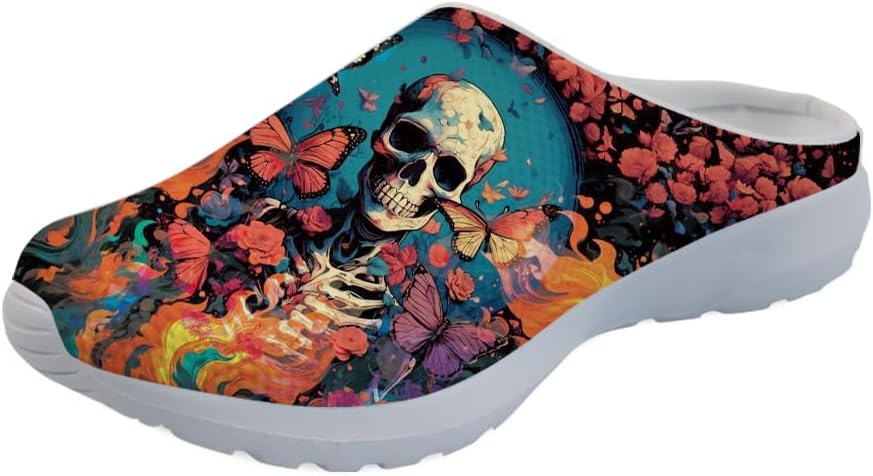 

Разноцветные садовые сабо Forchrinse с грибным рисунком для женщин и мужчин, легкие водные тапочки, домашние сандалии для кормления, с поддержкой свода стопы