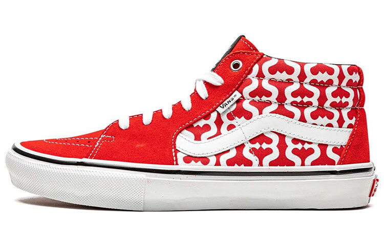 

Кроссовки Grosso Supreme X Vans Mid 'Monogram S - Red'