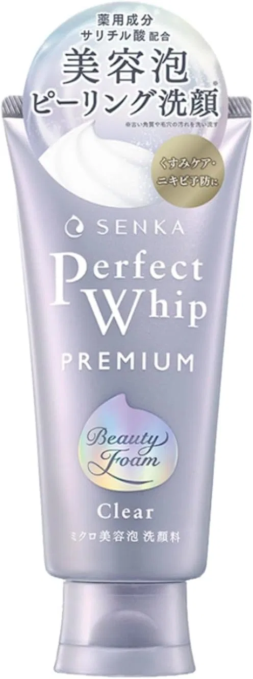 Гель для умывания Senka — Perfect Whip Clear Daily Peeling Face Wash, 120 г
