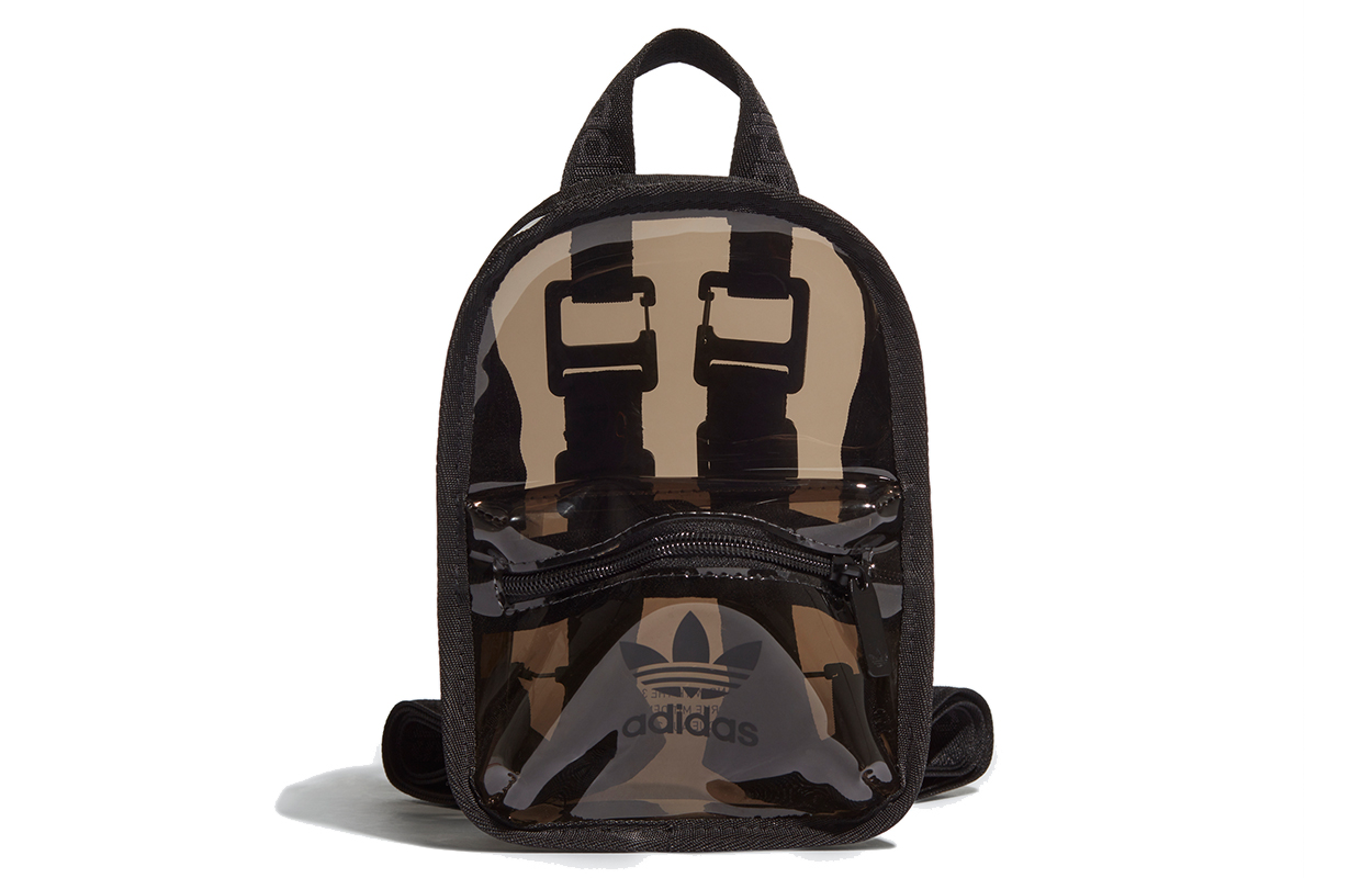 

Adidas Originals Полиуретановый рюкзак унисекс чайно-коричневый с черным