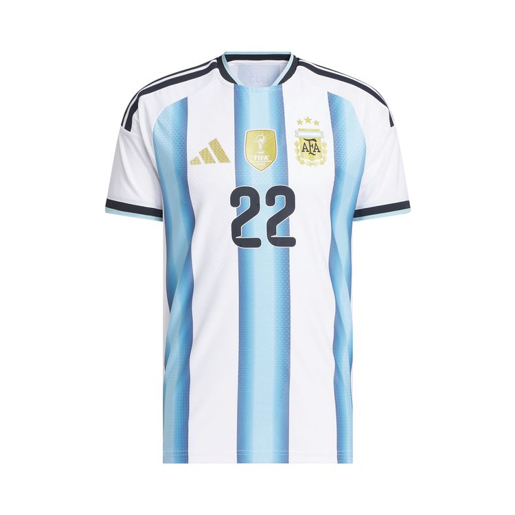 Домашняя футболка Adidas Argentina 26 Martinez, цвет белый/ледяной синий