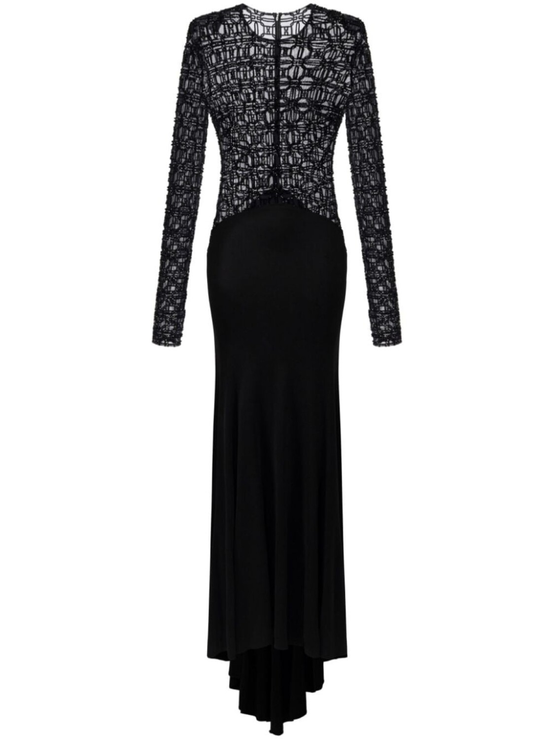 

Elisabetta Franchi платье из вышитого тюля, черный