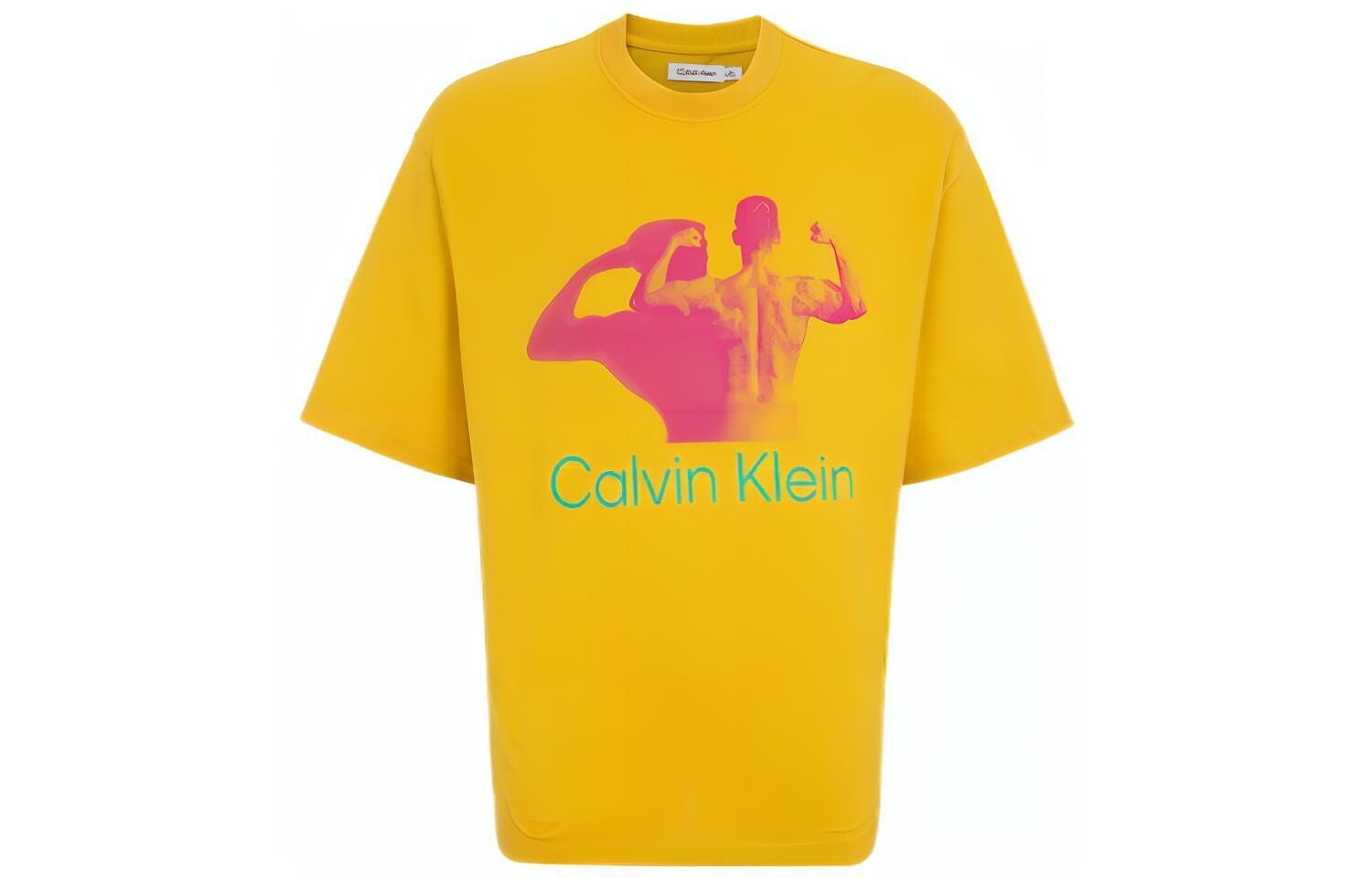 

Футболка Simple Series унисекс желтая Calvin Klein, желтый