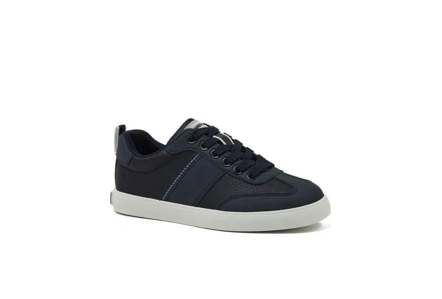 Кроссовки Tribeca Low Top для маленьких девочек Lands' End, синий