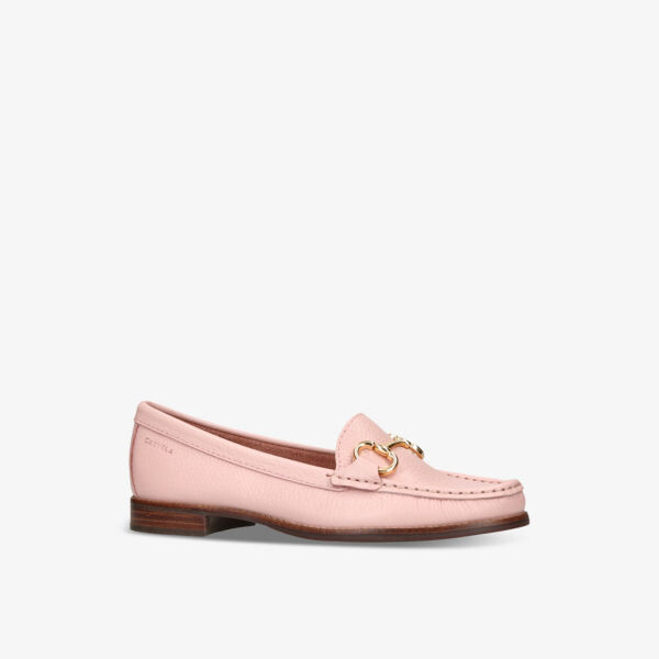 Кожаные лоферы click с цепочкой horsebit Carvela Comfort, розовый — фото 3