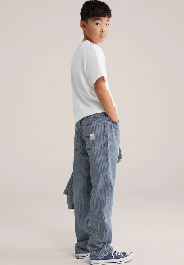Джинсы свободного кроя blue ridge We Fashion, Dark Blue — фото 3