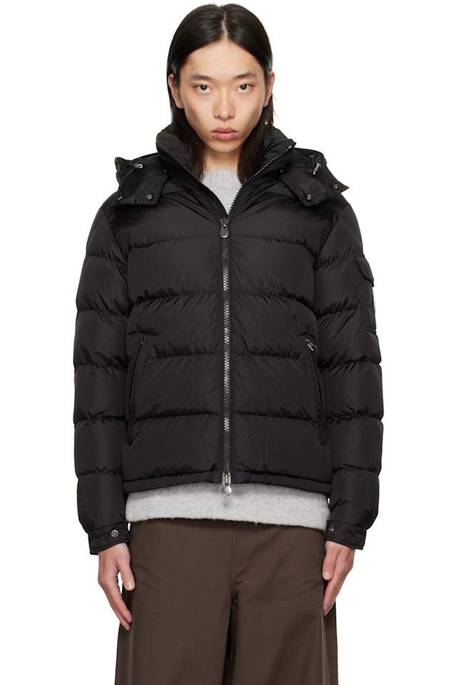 

Moncler Короткая пуховая куртка Maya матового цвета