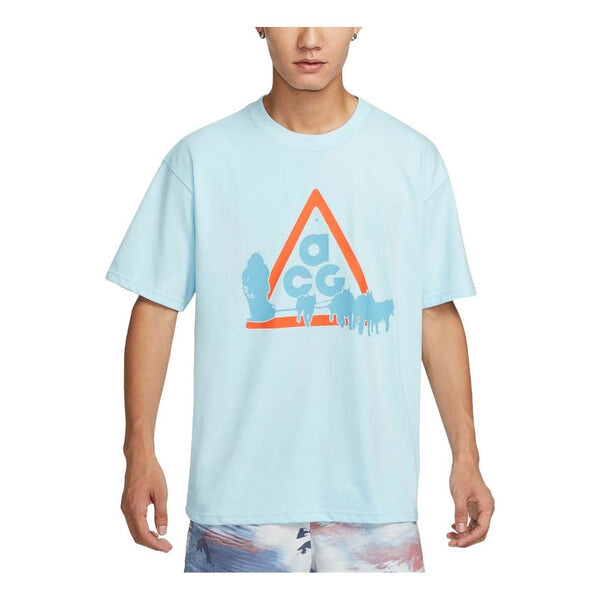 

Футболка acg dri fit graphic t shirt asia sizing Nike, синий