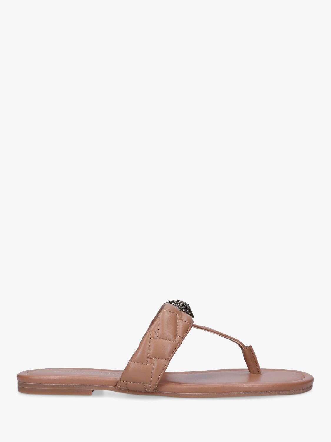 Кожаные сандалии Kurt Geiger London Kensington с Т-образным ремешком, светло-коричневый — фото 2