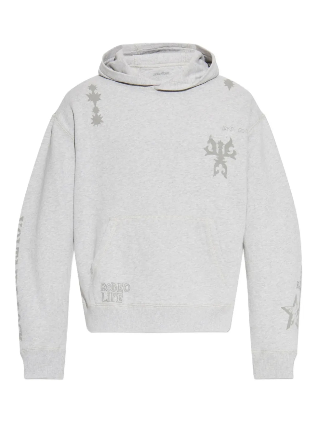 

Толстовка с капюшоном из хлопка Zadig&Voltaire, серый