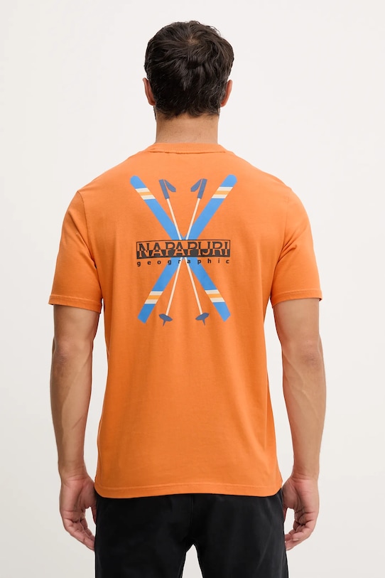 

Футболка из хлопка S-Fiemme Napapijri, оранжевый