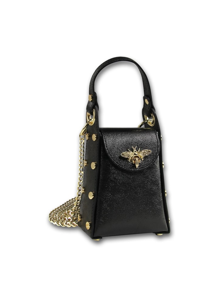 

Кожаная сумка через плечо Toscanto, черная, примерно 13 см Toscanto