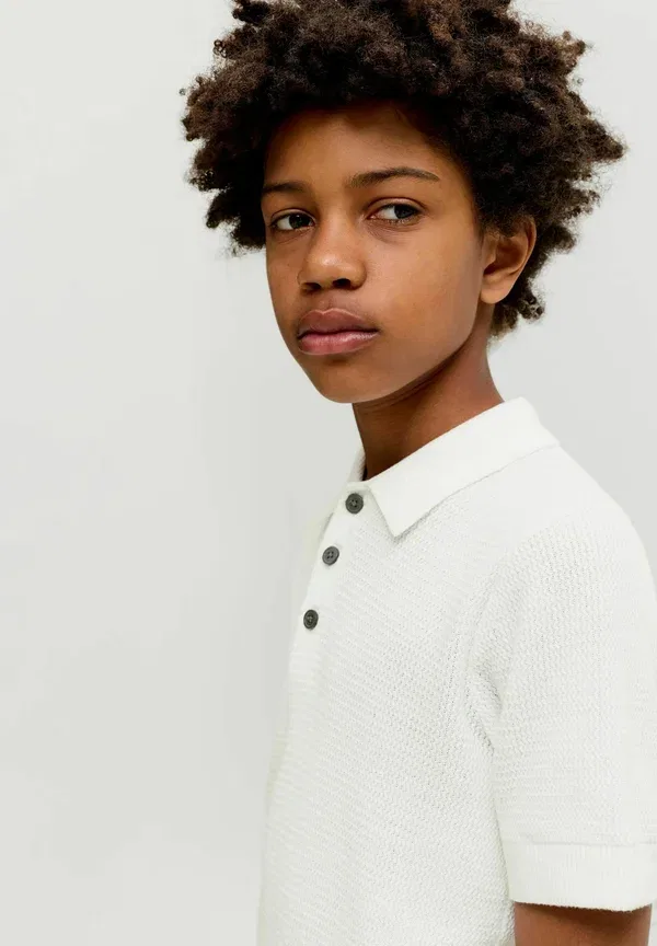 Поло Jack & Jones Junior, цвет облачный танцор — фото 4