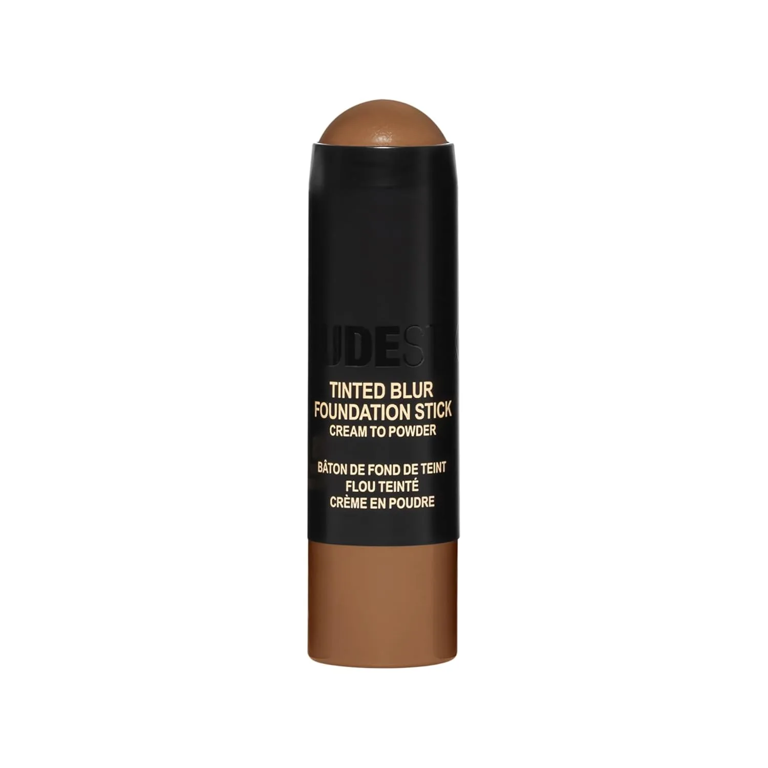 Тональный стик Nudestix Tinted Blur Foundation Stick - кремово-пудровая легкая текстура для маскировки пор, недостатков и мелких морщин | Естественный матовый финиш с светоотражающими пигментами, DEEP 09 — фото 2