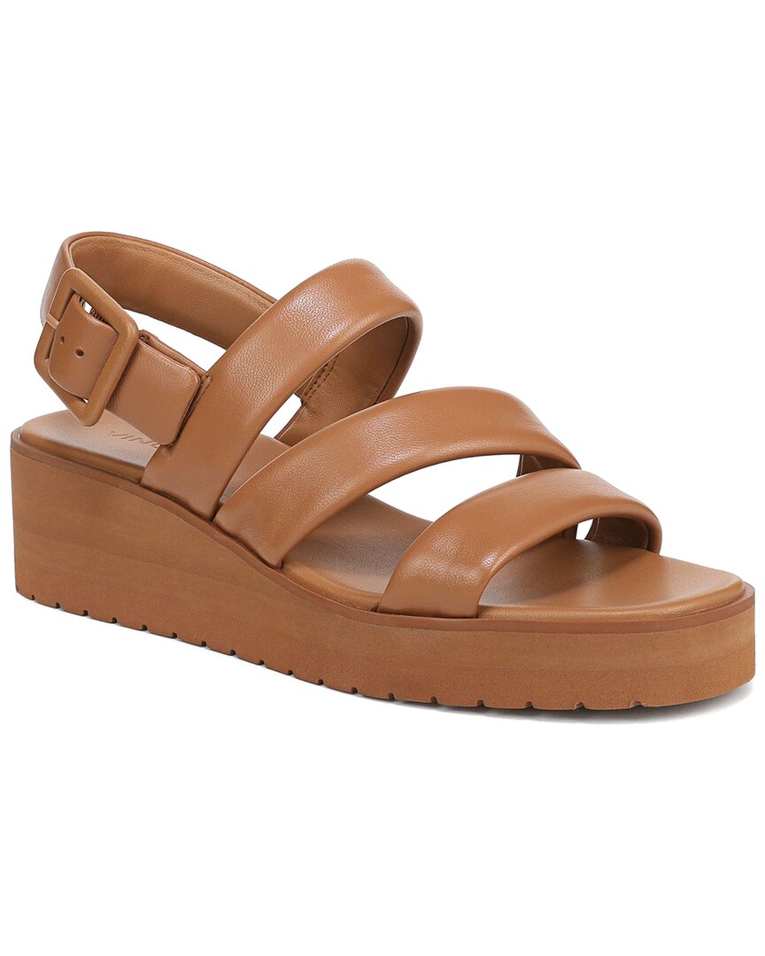 Vince Skylar Leather Sandal, Tan
