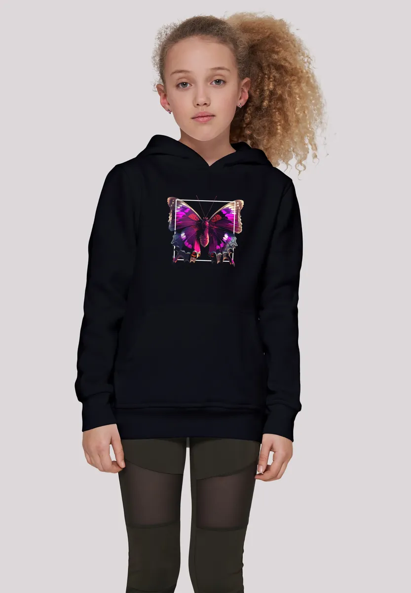 

Толстовка F4NT4STIC "Pink Butterfly HOODIE UNISEX", принт, черный