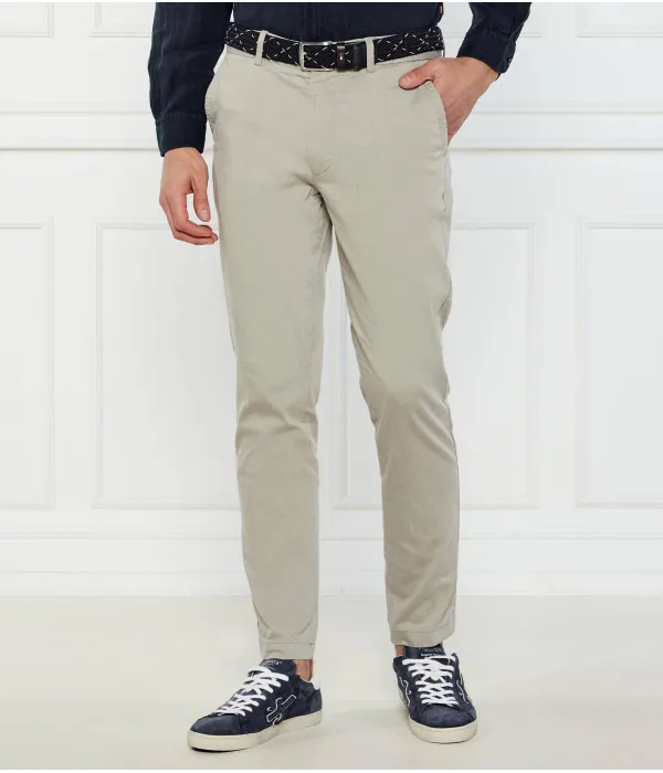 Брюки p-kaiton1 Slim fit Boss, бежевый — фото 3