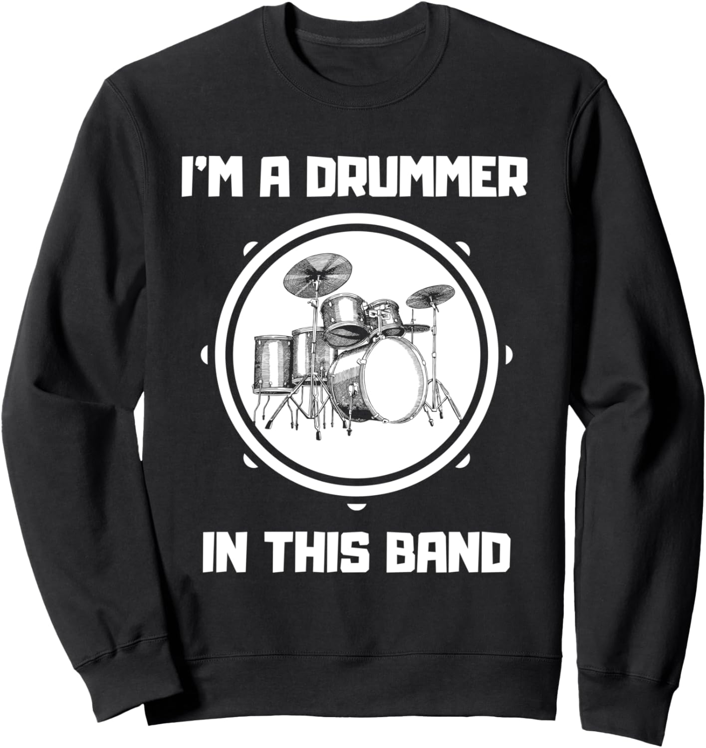 

Я барабанщик в этой группе, толстовка с изображением ударной установки для музыкантов, черная Drummers & Musicians In Bands Apparel, Черный, Я барабанщик в этой группе, толстовка с изображением ударной установки для музыкантов, черная Drummers & Musicians