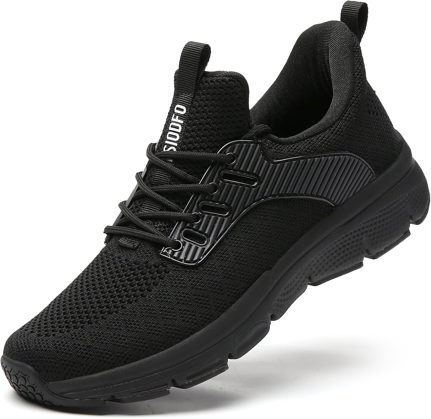 

Мужские слипоны TSIODFO, повседневные прогулочные туфли, черный