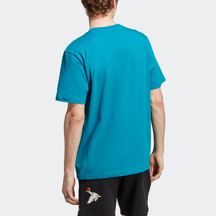 Футболка мужская Water Duck Green Adidas Originals, бирюзово-зеленая — фото 4