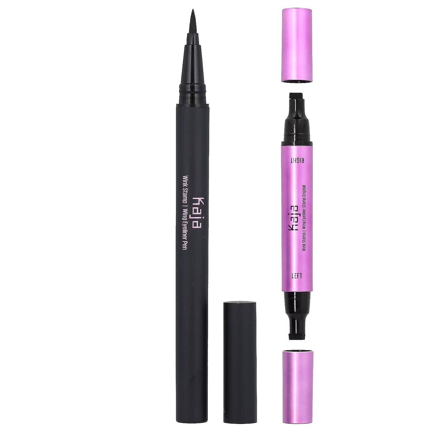 

Подводка для глаз Kaja Wink Stamp Wing, ручка и штамп, оригинальные черные чернила, 2 шт.
