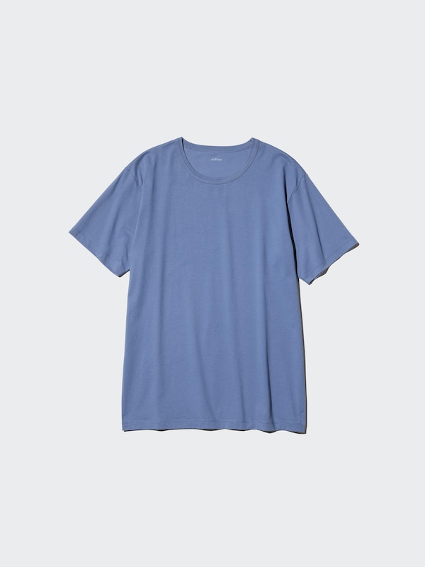Хлопковая футболка AIRism с круглым вырезом Uniqlo, 00 white — фото 4